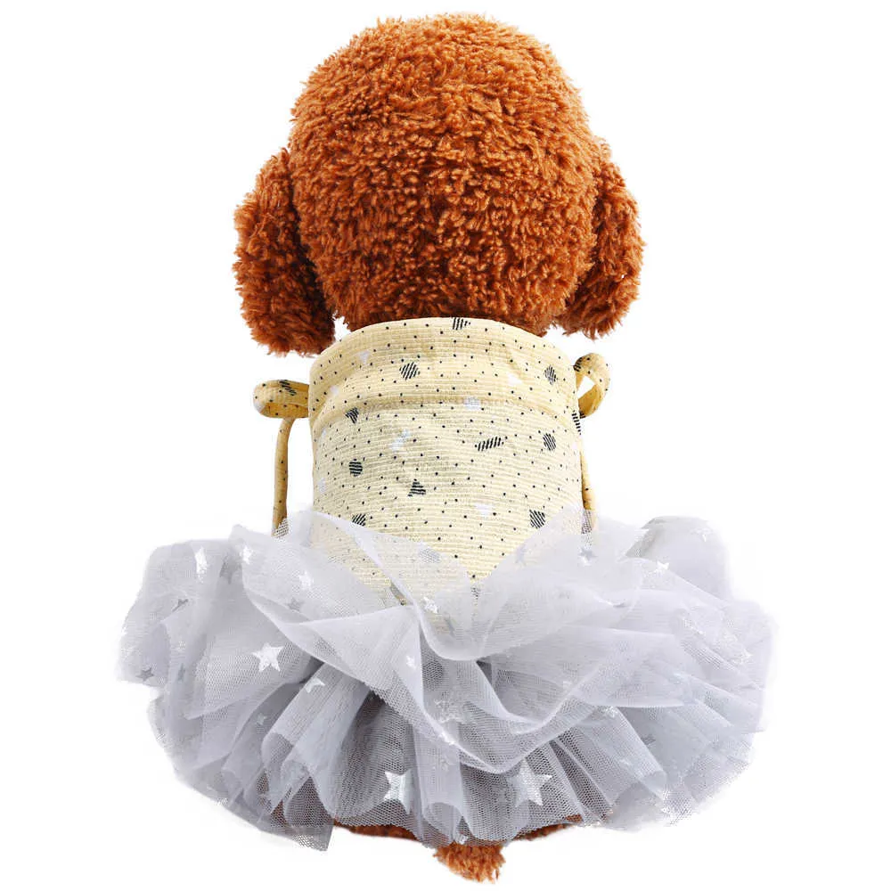 Vestiti Small s Tulle Tutu Gonna Sweety Princess Wedding Party Primavera Estate Puppy Cat Chihuahua Cane Abito in pizzo