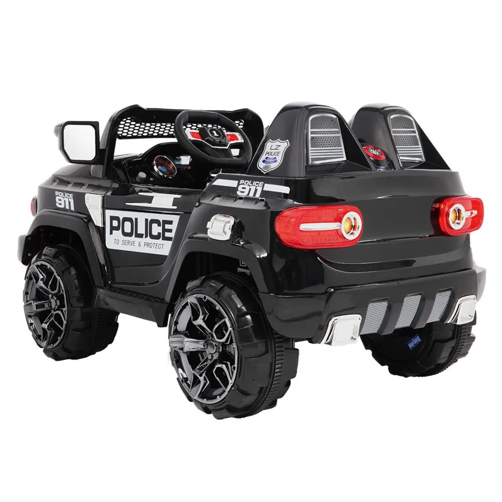2,4G Fernbedienung Elektroauto Off-Road Polizei Auto Doppel Antrieb 35W*2 Batterie 12V7AH*1 kinder Fahrt Auf Auto Spielzeug