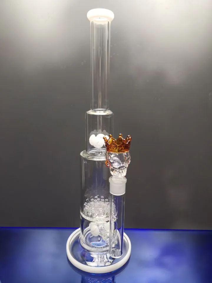 Bong! Bigest glass bong percolator arm perk 17"inch best quality tobacco pipe glass bongs water pipe cheechshop