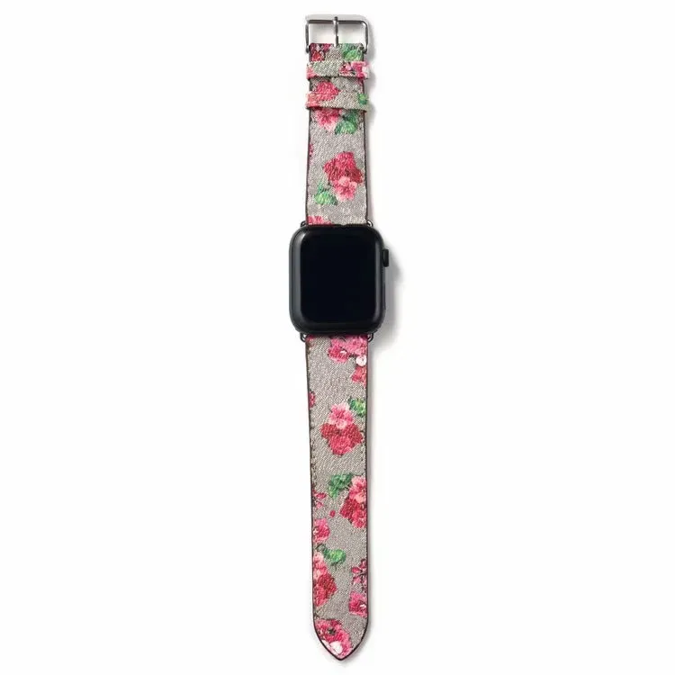 G designer Strap Watchbands 41mm 45mm 42mm 38mm 40mm 44mm iwatch 2 3 4 5 6 7 bands Leather bee snake flower Bracelet Fashion Stripes Ivy001