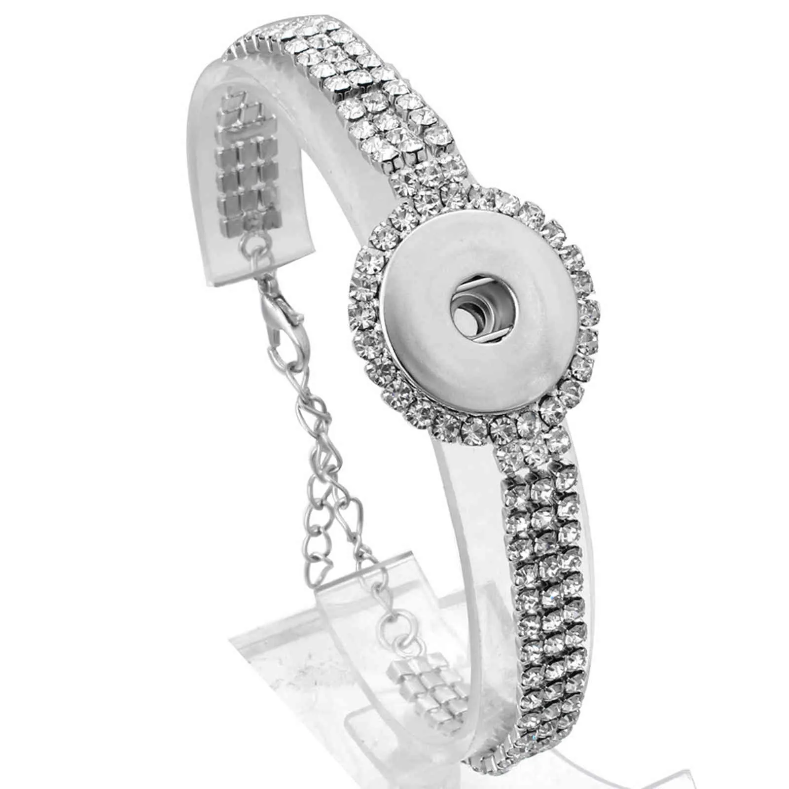 18mm snap -knapp smycken antik silver snaps armband legering pulseira för kvinnor herr diy snap knapparmband4102172
