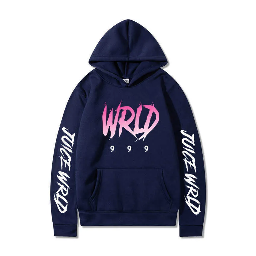 Juice Wrld Hoodies Men Sweatshirts Fleece Hooded Harajuku Hip Hop Women Hoodie High Quality Pullovers Hoody Y0727