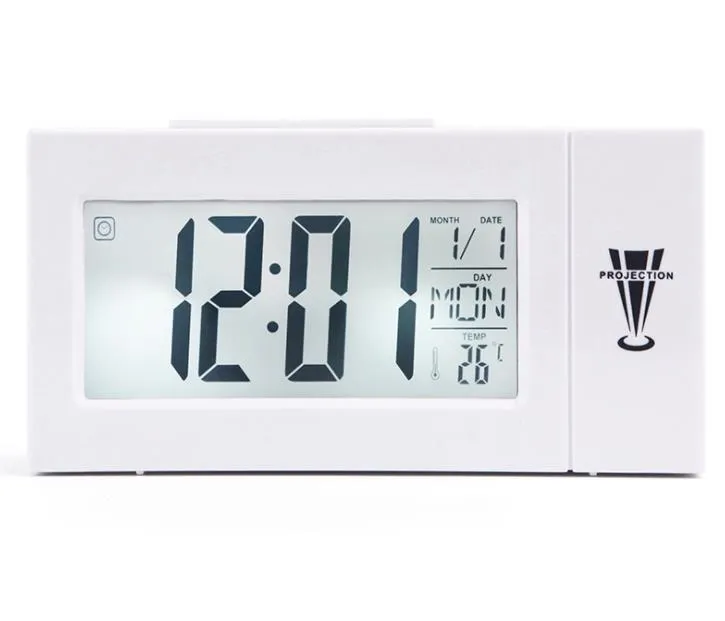 Altri accessori orologi decorazioni la consegna di gocce giardino casa 2021 Digital Proiettori allarme FM Clock Sn Display Timer LED wid281f
