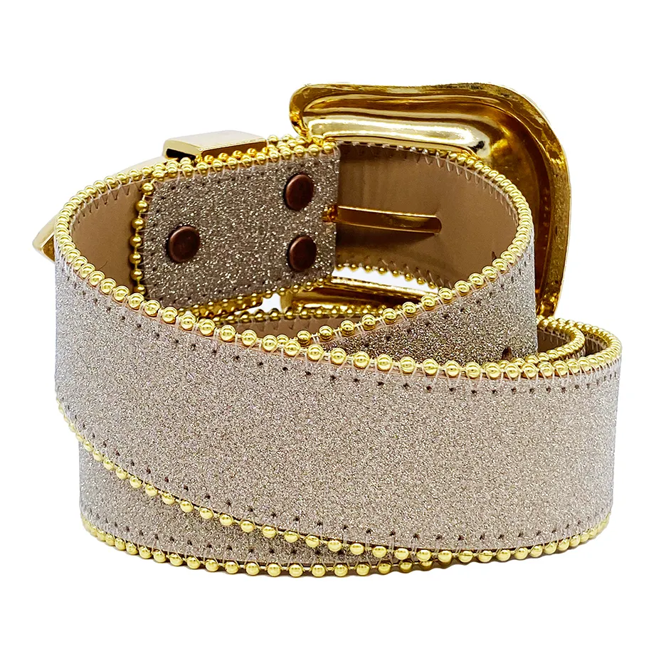 Western fashion BB rhinestone belt inlaid with bling rhinestones women mens designer belts219R