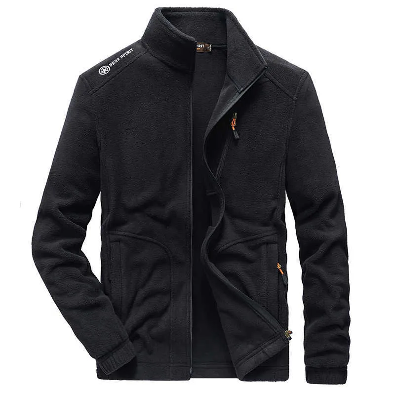 DARPHINKASA Winter Warme Fleecejacke Männer Marke Casual Mode Dicke Männer Parkas Jacke Mantel Plus Größe 5XL 210927