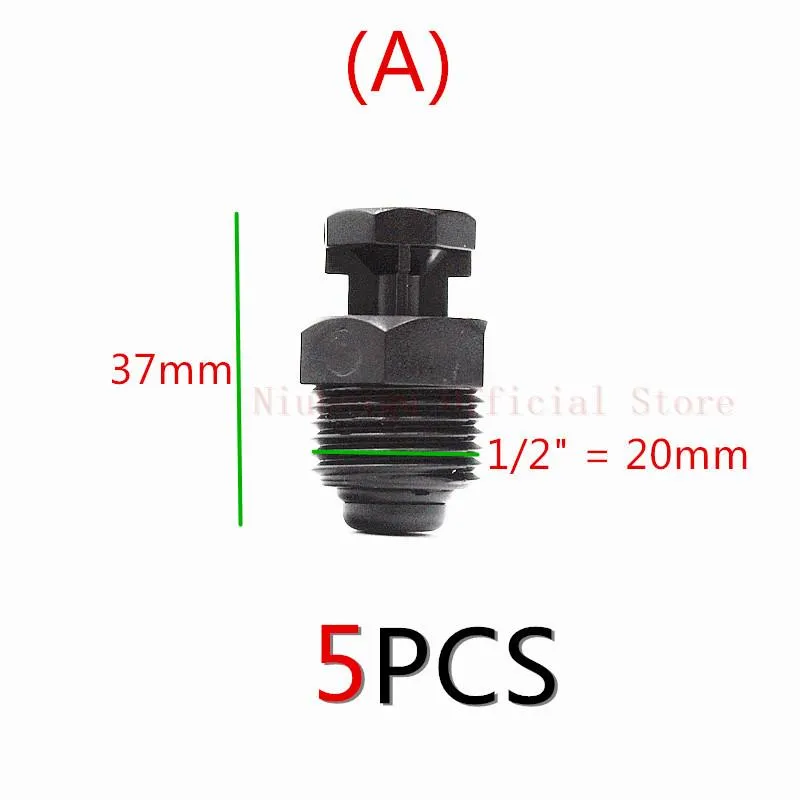 Besproeiingsapparatuur 1 2 3 4 1 Kunststof luchtvacuümontlastklep voor irrigatie Druppelleidinginstallaties Vent Micro D290o