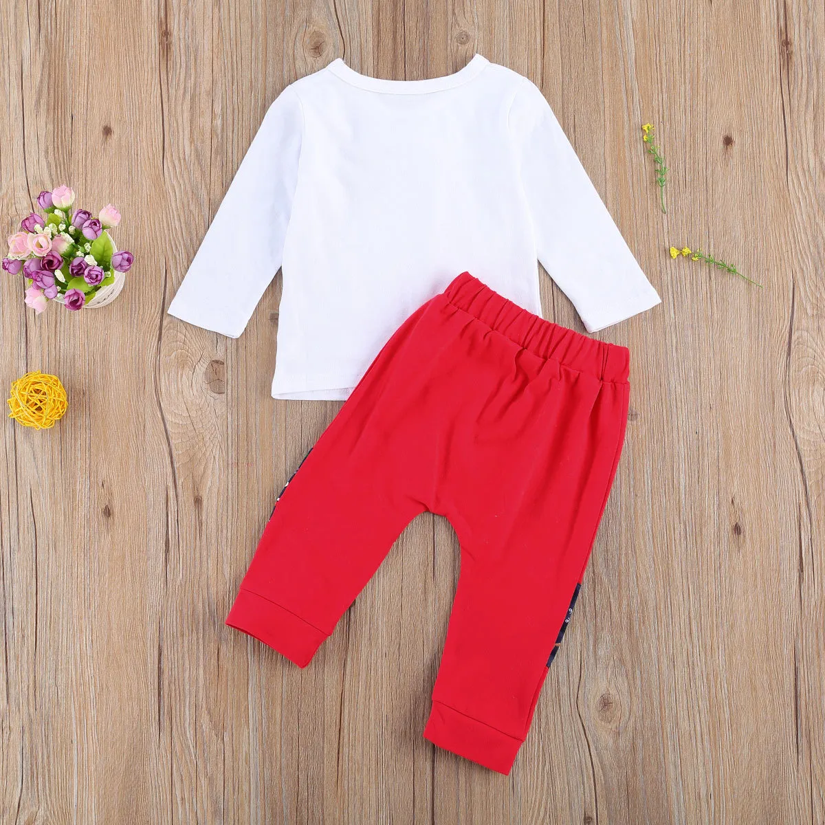 MaBaby 03Y noël enfant en bas âge infantile bébé vêtements ensemble dessin animé Santa manteau arc t-shirt pantalon tenues de noël garçon Gentleman costume 2103097116799