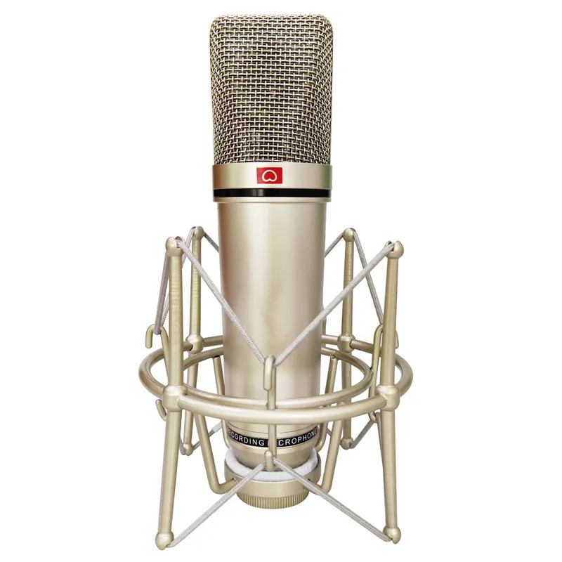 Gravando U87 Condensador Profissional Microfone Computador Vocal Vocal Vocal Estúdio de jogos Singing7502631