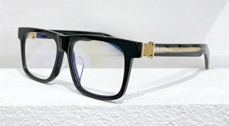 New New vintage eyeglass square frame design CHR glasses prescription steampunk style men transparent lens clear protection eyewear Best quality