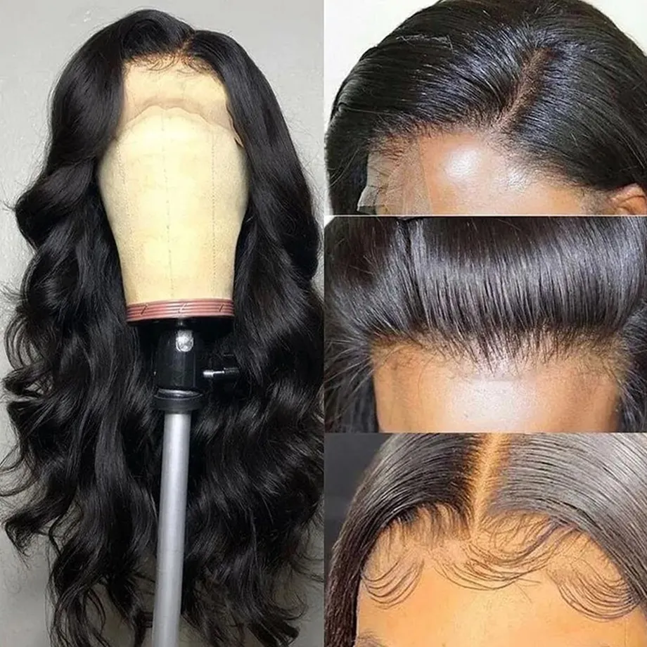Body Wave Spets Front Wigs For Women 100 Stängning Wig Human Hair Brazilian 13x4 Full HD LACE FRONTAL HUMMA HÅR LOOKE BODY WAVE WIG6229248