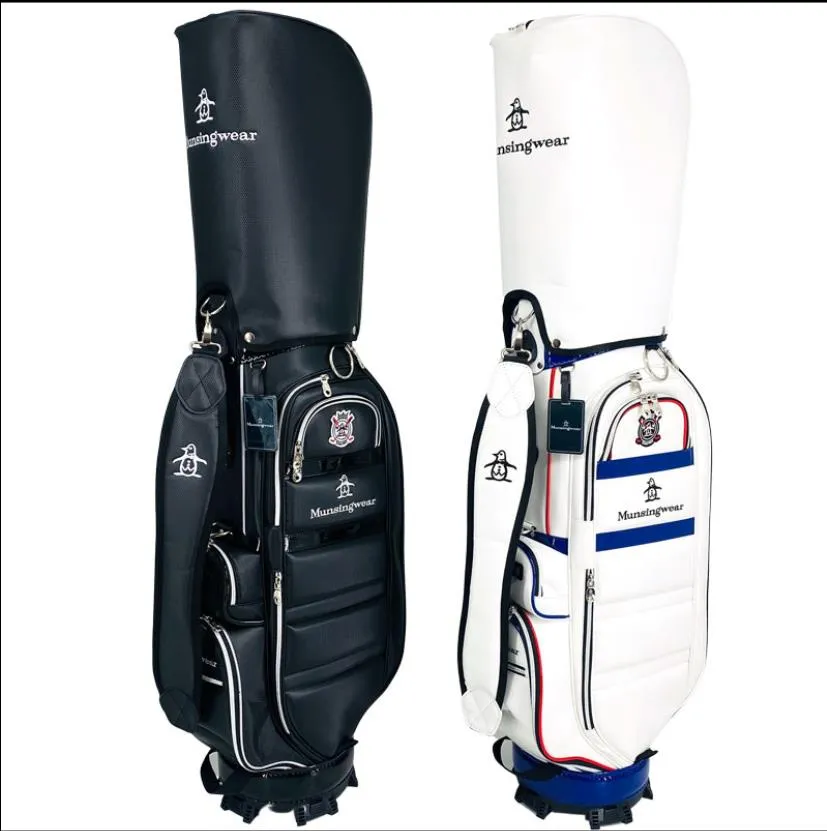 japen Korea brand men golf bag pu leather cart bags sports outdoors equipment waterproof about logo please contact us