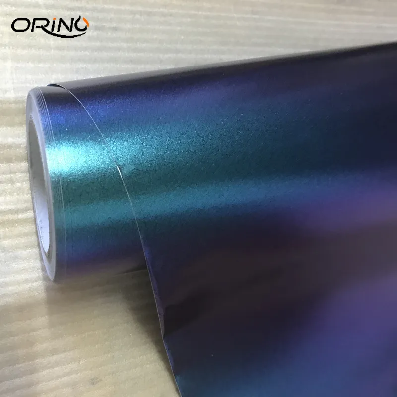 Chameleon Pearl Metallic Vinyl Film Wrap-9