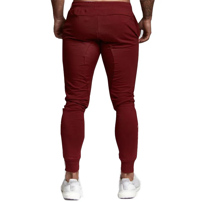 Casual Skinny Pants Mens Joggers Sweatpants Fitness Workout Brand Trackbyxor Höst Male Fashion Byxor