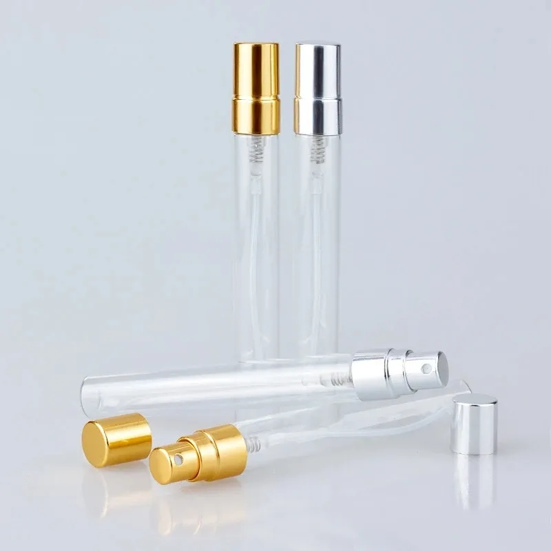 10 ml bouteille de parfum rechargeable vaporisateur vide en aluminium s atomiseur cosmétique conteneur de voyage