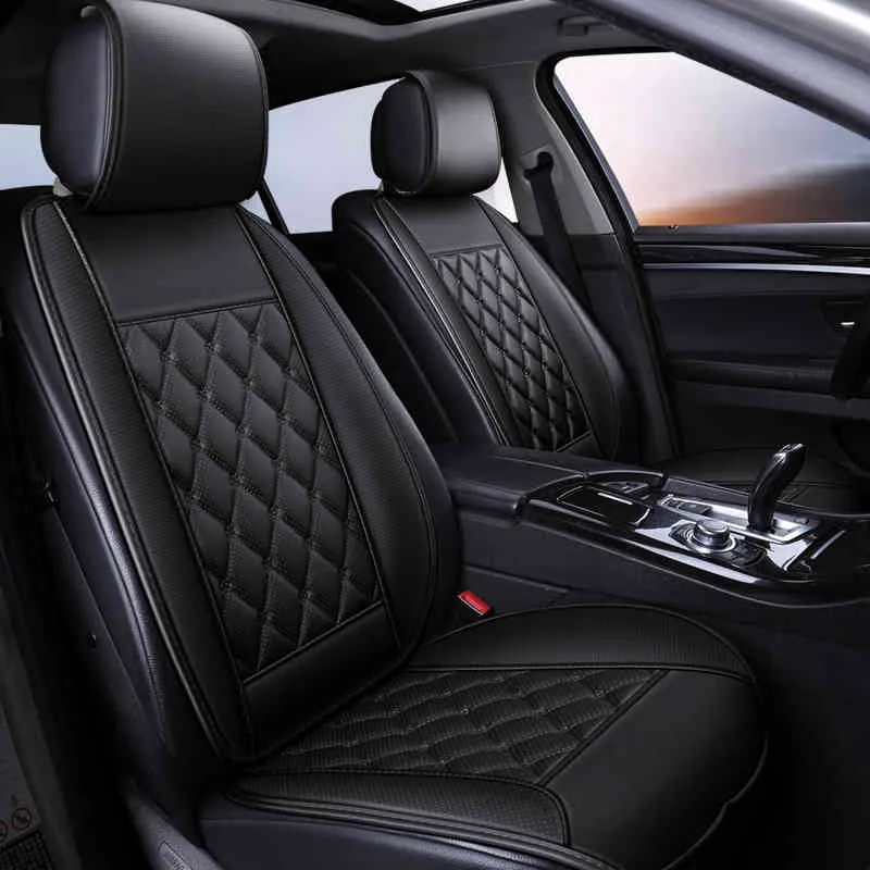Coprisedili automobili in pelle protettiva Sedile automatico Sedile anteriore Cuscino posteriore Car-Styling