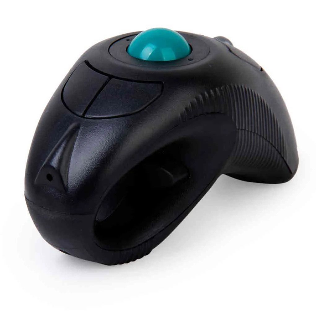 Digital 2.4GHz Wireless Trackball Ergonomic Design Finger Using Track Ball Mouse Handheld Optical Mice Android TV PC