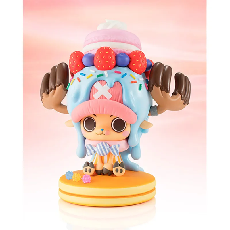 アニメフィギュアeen stuk figuur tony Cake Chopper Copleper Model Toy Pigurine een Stuk Pop Gift One Piece Chopper Action Figure C0267i