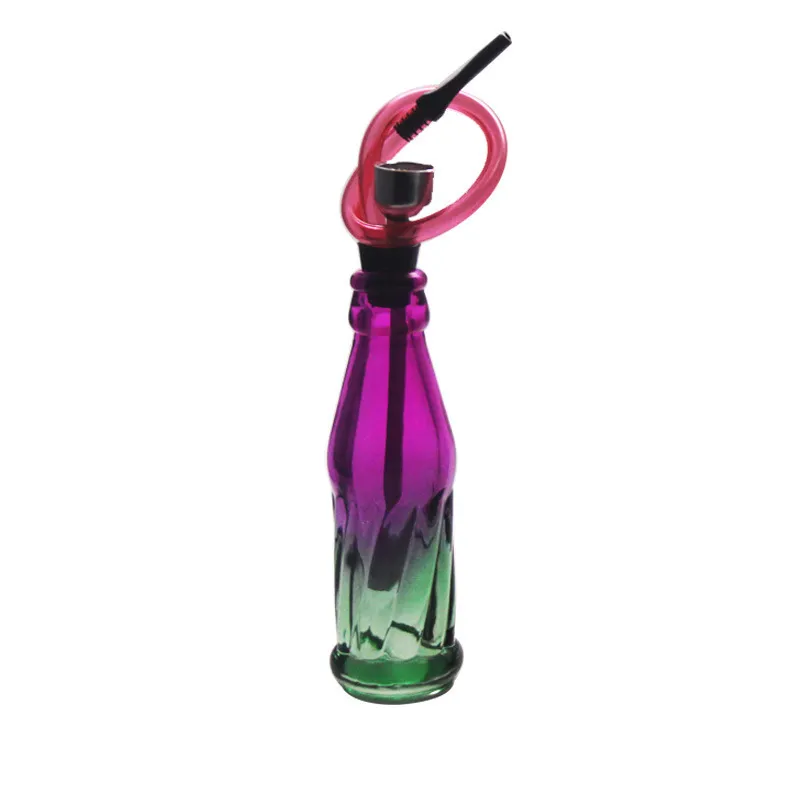 Fábrica Outlet Soda Garrafa Portátil Hookah Mini Color Hookah Tubulações de vidro