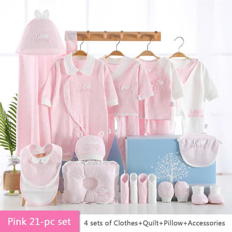 Top / né bébé barboteuses infantile pur coton cadeau vêtements ensembles j'aime maman sous-vêtements costumes 210816