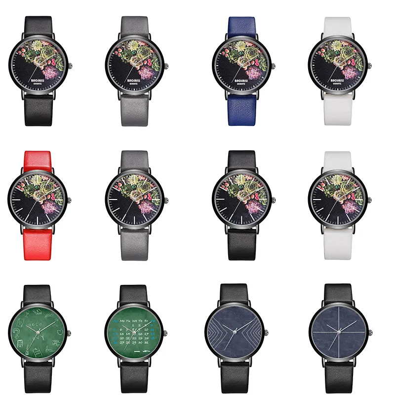 Aangepaste OEM-horloge Dign merk uw eigen horloge Aangepaste gepersonaliseerde sublimatiepolshorloge2696