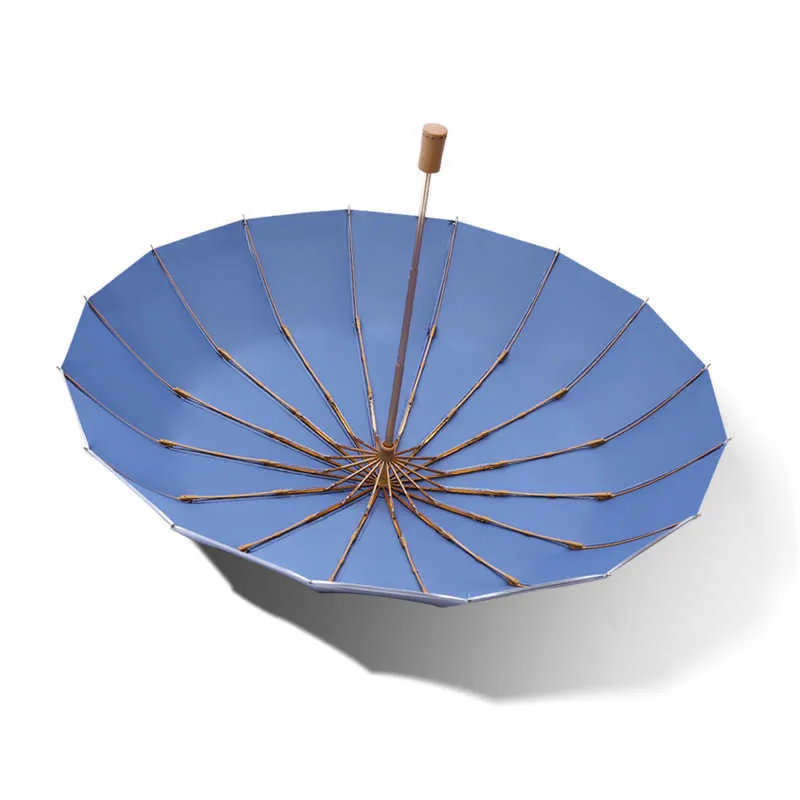 Silny wiatr Pokaż 3Ffoling 16K Ręczne parasol męskie Parasol Kobiety Deszcz Duże Parasole Super Sun Ochrona i UV 210721