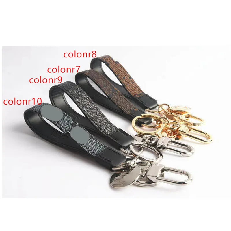 2022SS Keychains Buckle lovers Car Handmade Leather Keychains Men and Women bag Pendant Fashion Accessories168i