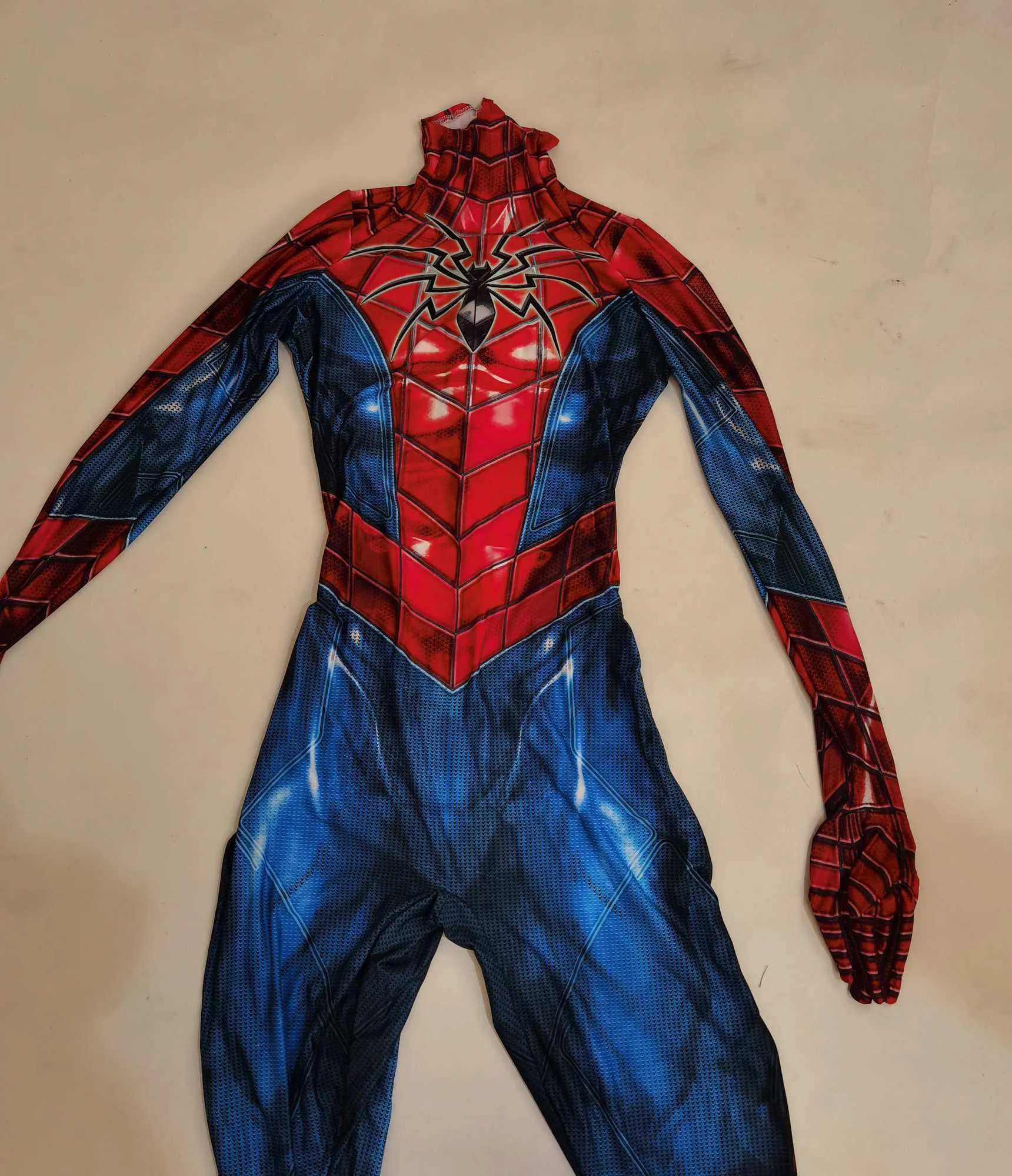 Halloween alla nya olika spiderhjälte Mark IV cosplay kostym pojkar män bodysuit zentai full kropp kostym vuxna barn q0910276o