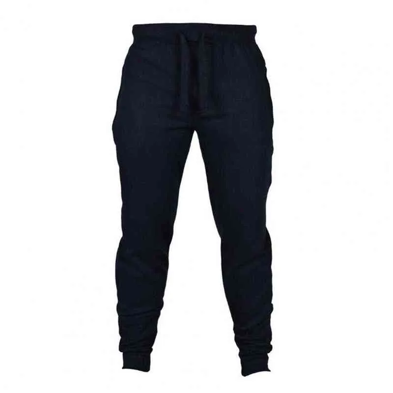 Mannen Jogger Effen Kleur Trekkoord Pluche Dikke Warme Broek Joggingbroek Broek H1223