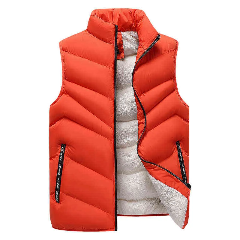 Abbigliamento invernale da uomo di grandi dimensioni Abbigliamento in lana morbida Gilet Giacche Cappotto senza maniche Moda Plus Size 8XL Gilet caldo maschile Gilet in pile Uomo 211120