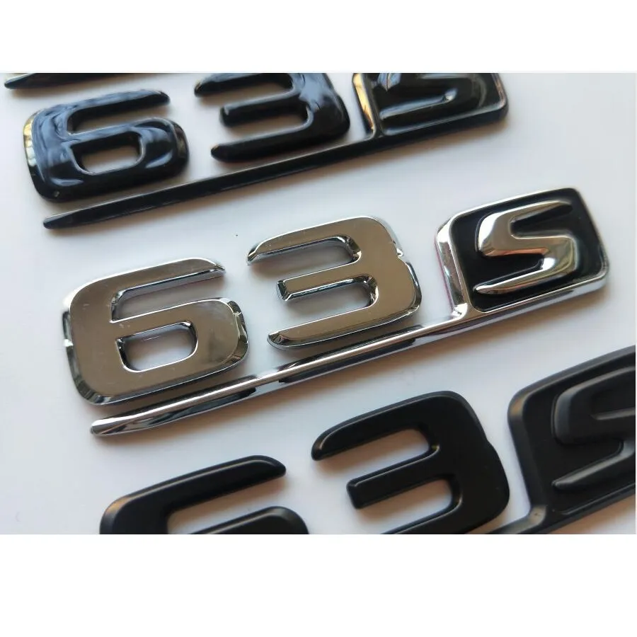 Emblema Logo A45 3D Cromado Para Mercedes | Pegatina De ABS Para Maletero, 112x23 Mm