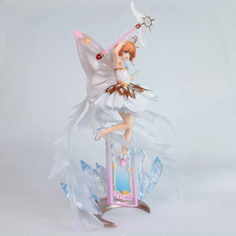 Cardcaptor Sakura Kinomoto Hello Brand New World PVC Action Figur Japanska Anime Figure Model Toys Collection Doll Gift Q07225647206