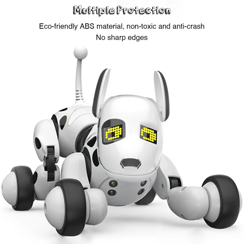 Robot chien Intelligent avec télécommande sans fil 2.4G, jouet pour enfants, Robot parlant Intelligent, jouet électronique pour animaux de compagnie, cadeau d'anniversaire