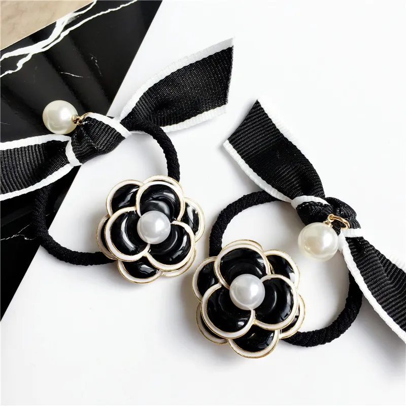 Korea Mode-Accessoires Ring Bogenknoten elastische Haarbänder Gummiband für Frauen feine Kopfbedeckung Schmuck