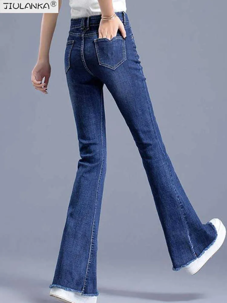 Women's jeans woman high waist Flared Jeans Pants pants for women Jean clothing undefined Woman trousers Clothing 210922