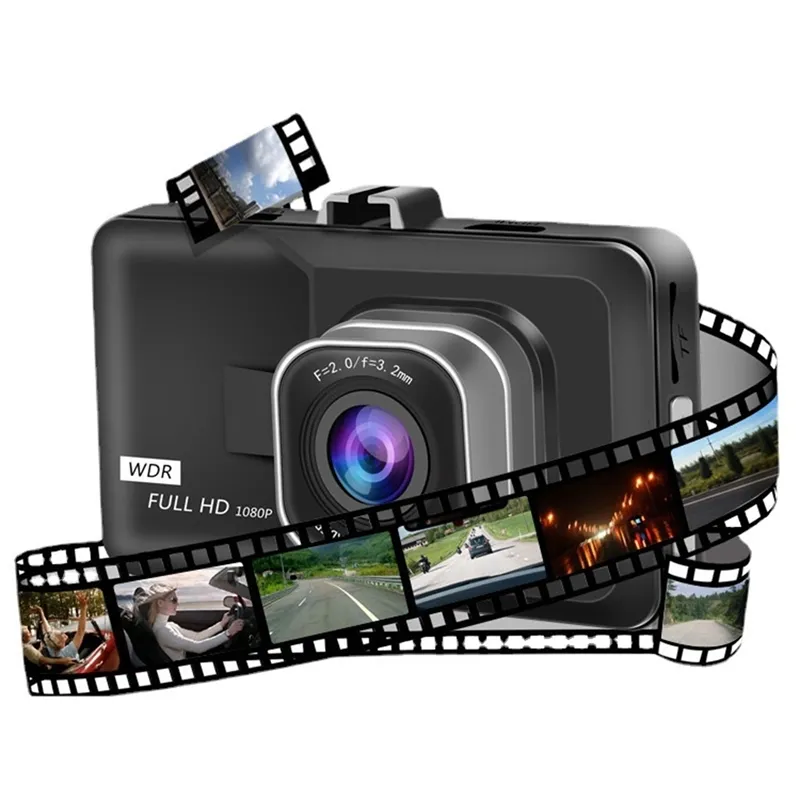 Автомобильный видеорегистратор 3-дюймовый IPS экран 1080P High List Lens 170Degree широкоугольный рекордер видеорегистратор автомобильной камеры