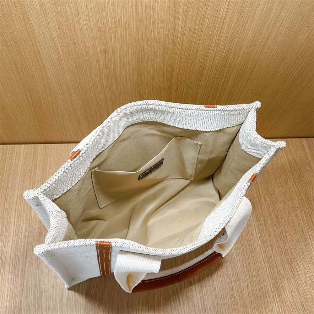 Kvinnliga Casual Shoppingväskor Brevtryck Stripe Evening Bags Stor kapacitet Tote Canvas Japansk handväska