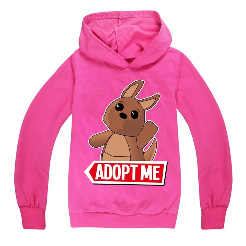 Adopt me Animals cartoon hoodies for teen girls kids spring hooded sweatshirt baby boys fashion Squirrel pullover sudaderas 201126269S