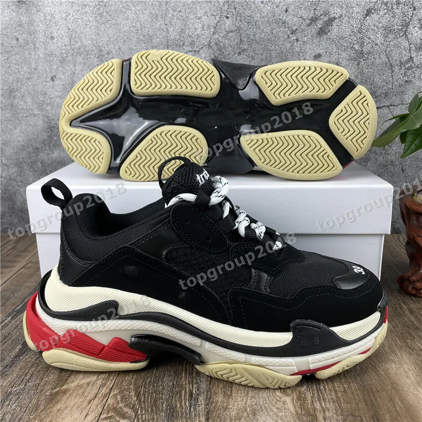 2022 Retro-Freizeitschuhe Damen Herren Chaussures Sneaker Mesh-Trainer für Old Dad Triple S Party Trendige Schuhe Täglicher Lebensstil Skateboarden Tennis