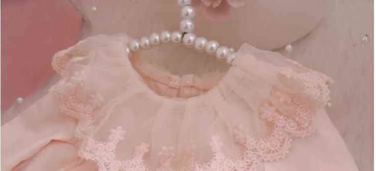 Filles automne robes princesse robe de bal de mariage robe bébé fille anniversaire baptême princesse robe en dentelle 0-24 mois G1129