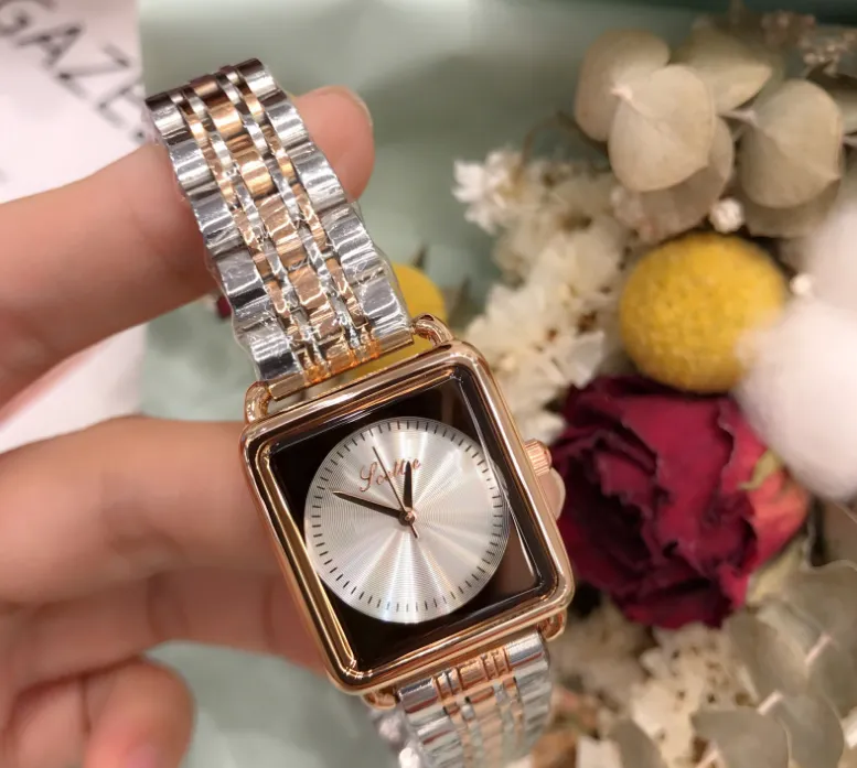 Scottie Brand 24 26mm Rectangle Dial Grace Girls Watch Watch Watches Watches Multicolor Choice Goddess Wristwatches190s