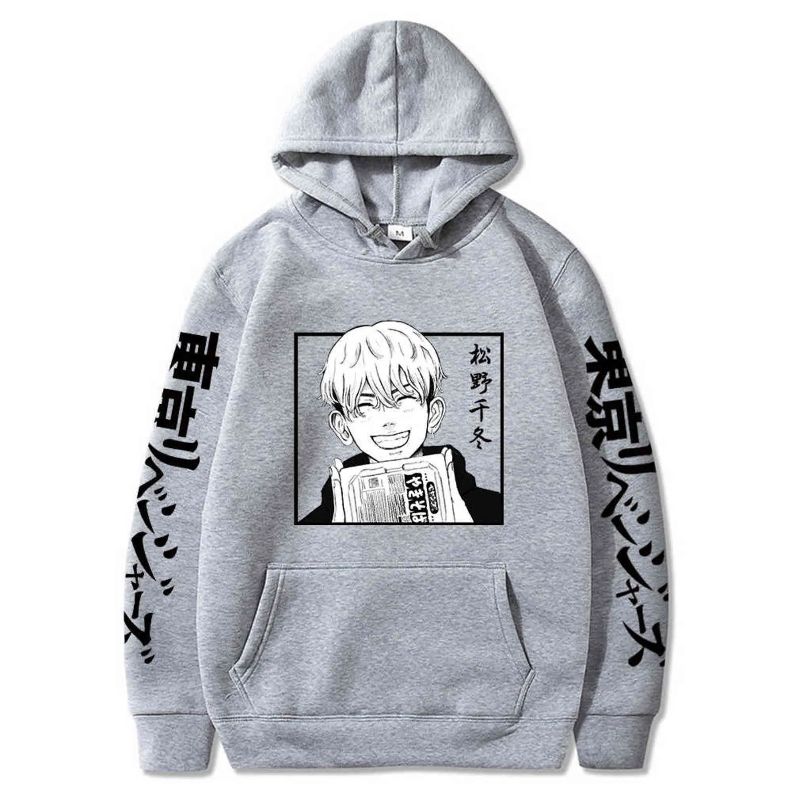 Hot Anime Tokyo Revengers Hoodies Matsuno Chifuyu Manga Print Sweatshirt Harajuku Langarm Herbst Pullover Casual Y1109