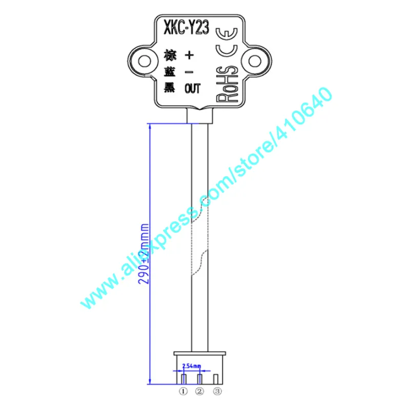 High Low Signal DC 5V Small Size Non-contact Liquid Level Sensor Contactless Water Level Sensor for Coffee Machine Fish Tank