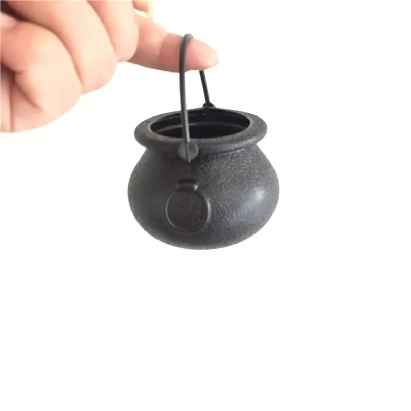 Witch Cauldron Bodet Holder Couny Container Halloween Props Party Decor Y201006300S