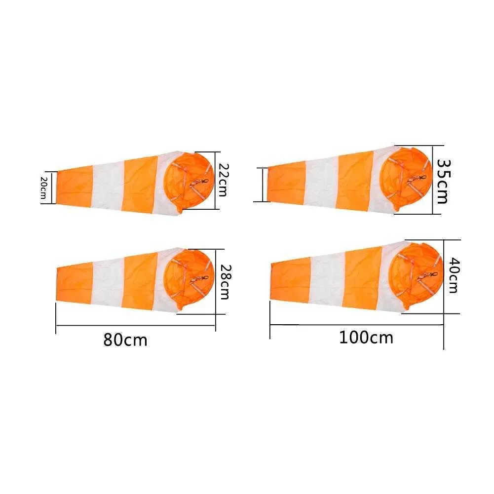 جديد الطيران في الهواء الطلق الرياقة حقيبة التمزق وقف الرياح قياس الطقس ريشة عاكس حزام الرياح مراقبة لعبة كايت 80/100 سنتيمتر Y0914
