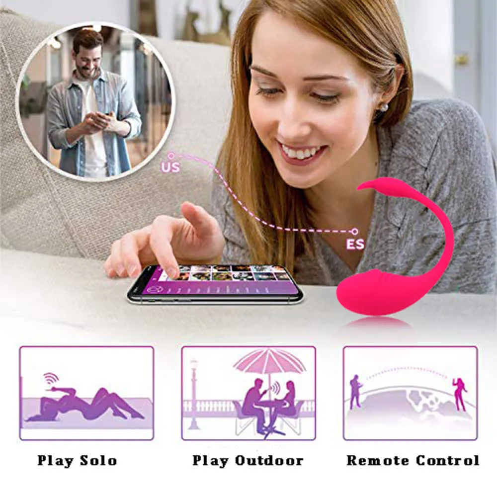 Sex Toys Bluetooth Vibrator Dildos for Women Smart Phone App Wireless Control Magic G Spot Clitoris Toys Par 2106236645072