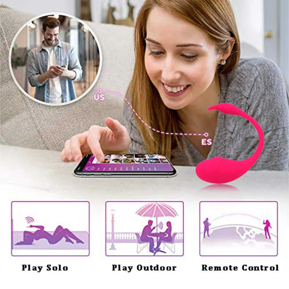 Toys Sex Toys Bluetooth Vibrator Dildos for Women Smart Phone App Control Magic G Spot Clitoris Toys Couple 2106236645072