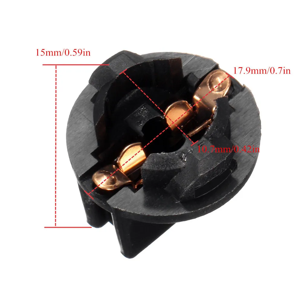 Tuning Lock T10 168 192 194 Wedge Instrument Pasel Dash Light Base Gniazda Wewnętrzne części samochodowe 6854810