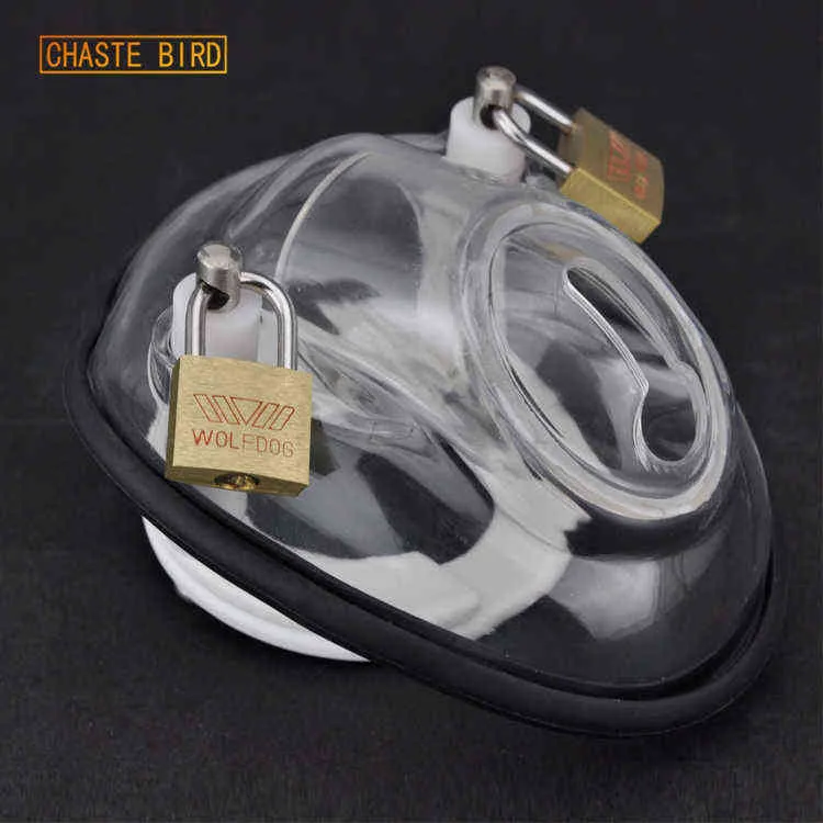 NXY Cockrangs Chaste Bird CB2000 Man Chastity Device Cages Mäns Virginity Lock Penis Ring 2 Belt A139 0215