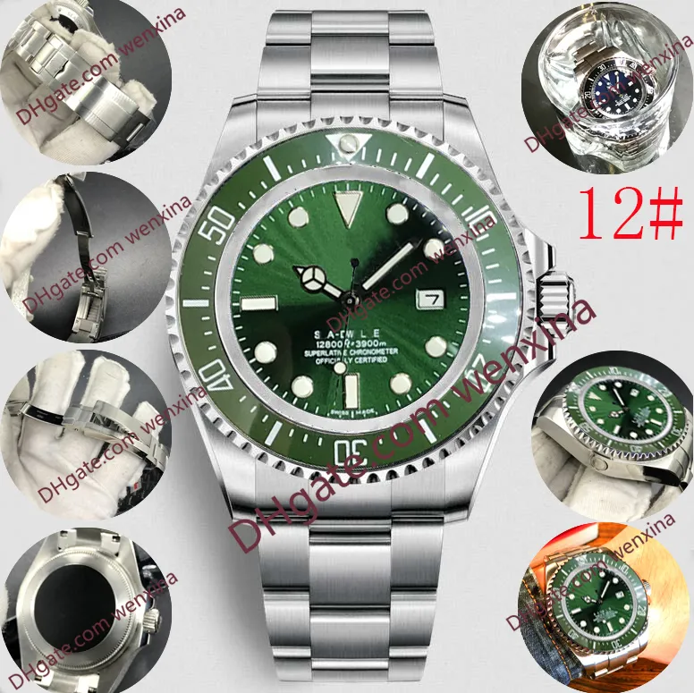 17 Couleurs Meilleure Qualité Hommes Montre Céramique Lunette 44mm En Acier Inoxydable Automatique Haute Qualité Affaires Casual Hommes Montre Étanche Montres-Bracelets