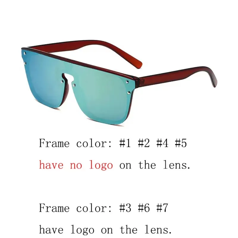 2022 Bütün Tasarımcı Güneş Gözlüğü Orijinal gözlükler Açık Gölgeler PC Çerçevesi Moda Klasik Lady Mirrors Kadınlar ve Erkekler Glas304G